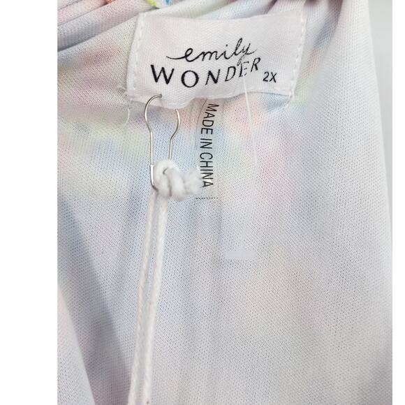 New NWT Emily Wonder Floral Tiered‎ Dress 2X - Picture 14 of 14